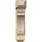 Ekena Millwork Olympic Craftsman Rough Sawn Bracket w/ Offset Brace, Douglas Fir, 8"W x 26"D x 34"H BKT0806X26X34OLY04RDF - alternate 3